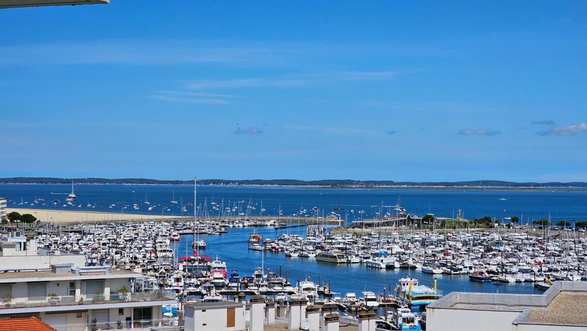 Apartmán Vue Panoramique Sur Bassin,Piscine Et Terrasse Arcachon Exteriér fotografie