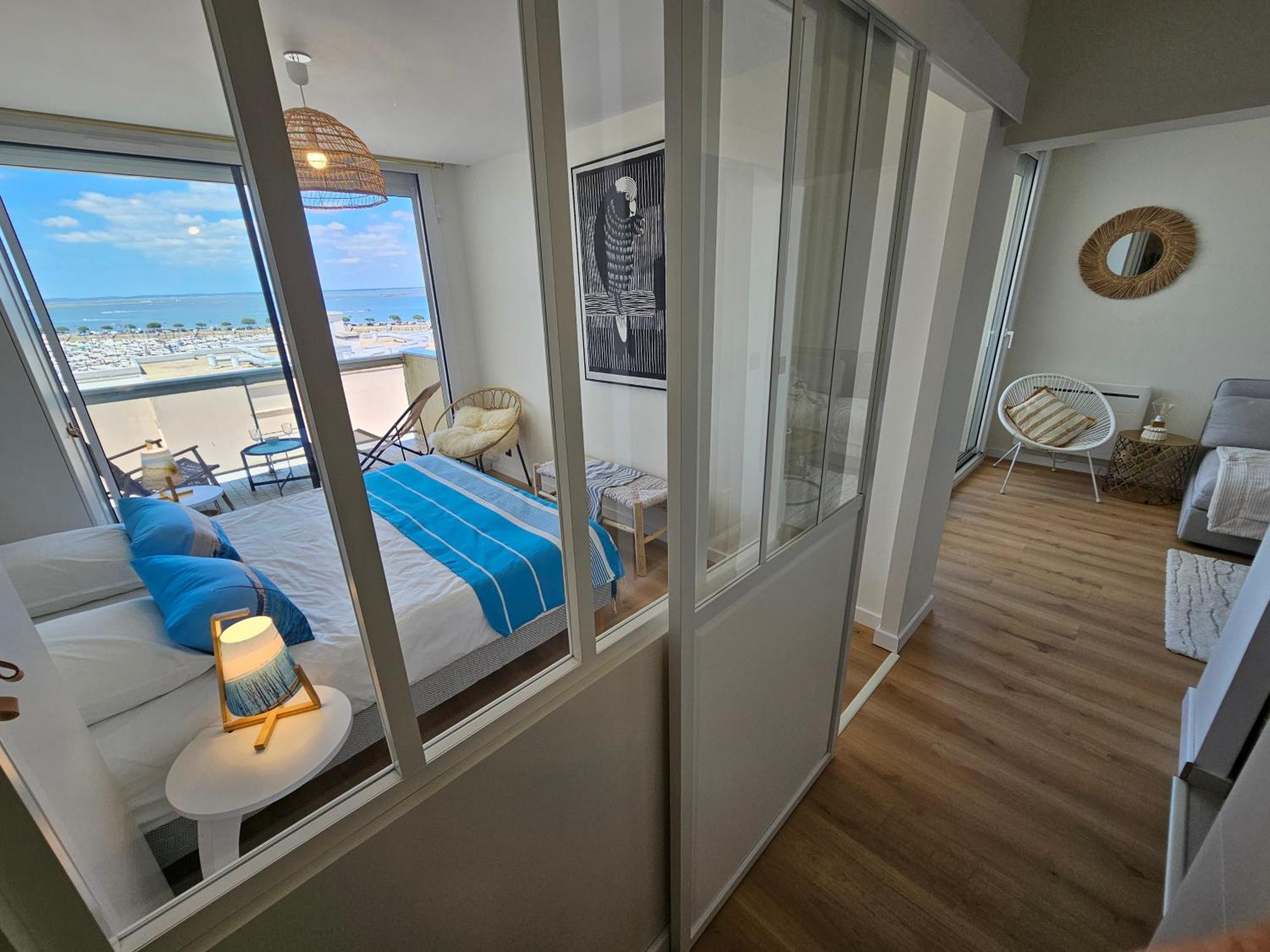Apartmán Vue Panoramique Sur Bassin,Piscine Et Terrasse Arcachon Exteriér fotografie